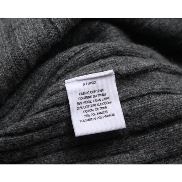 Derek Lam 10 Crosby Tie Sleeve Sweater / Meduim / Dark Grey V-Neck Wool Revolve - Picture 11 of 12